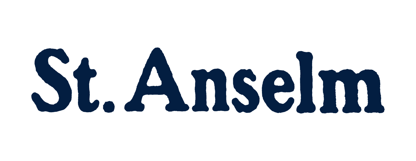 St. Anselm logo in blue